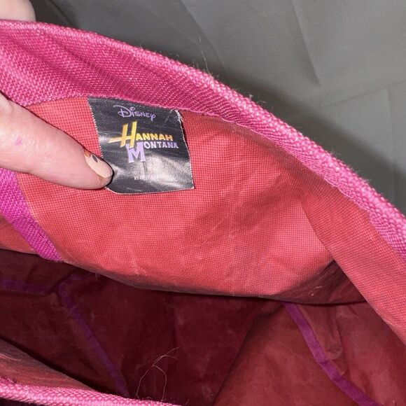 Disney Hannah Montana Star 18" Tall Tote Bag RARE Y2K - Picture 5 of 10